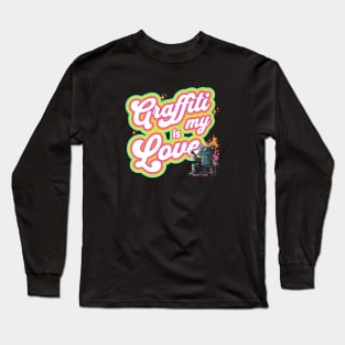 I Love Graffiti Long Sleeve T-Shirt